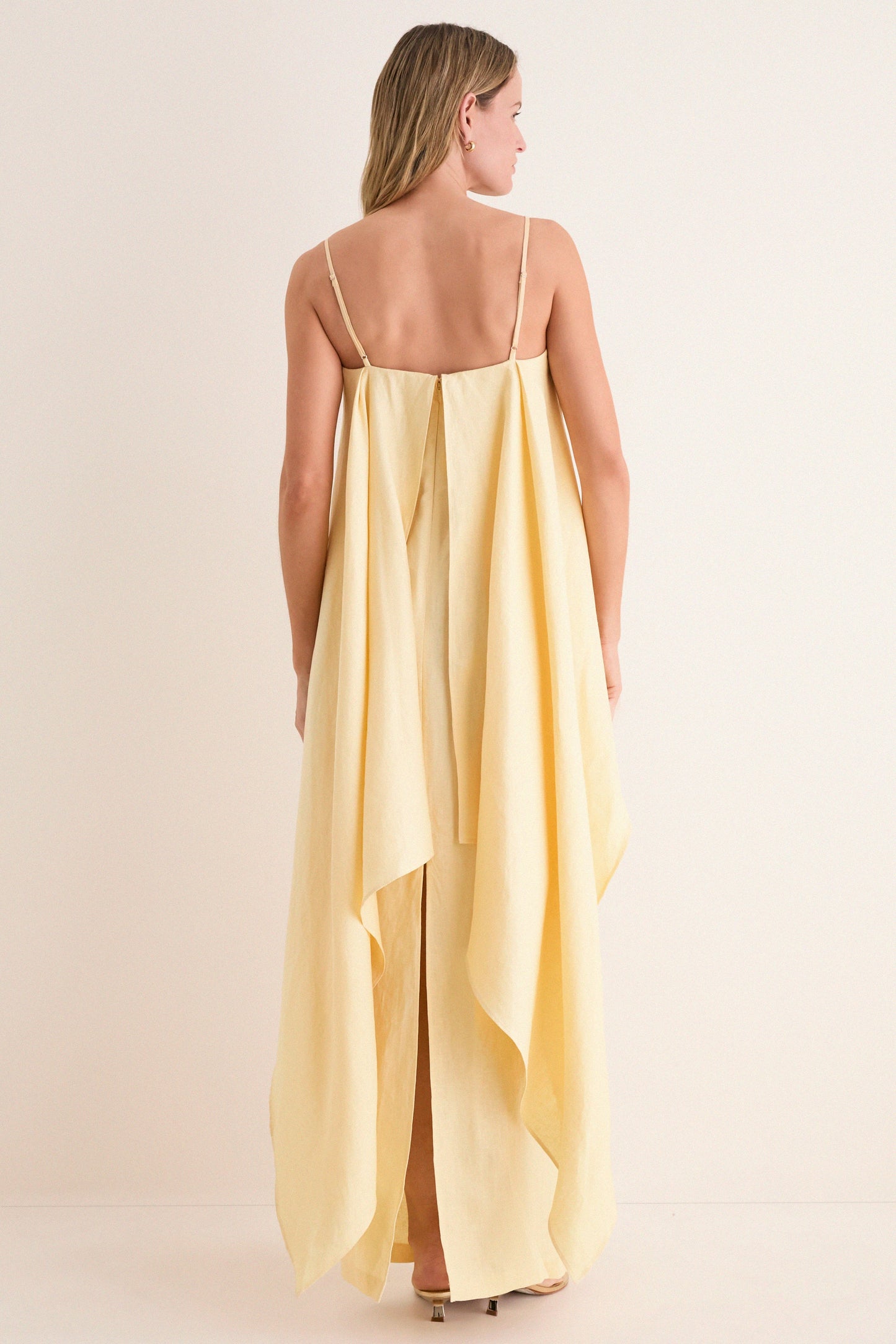 Butter Valencia Linen Midi Dress