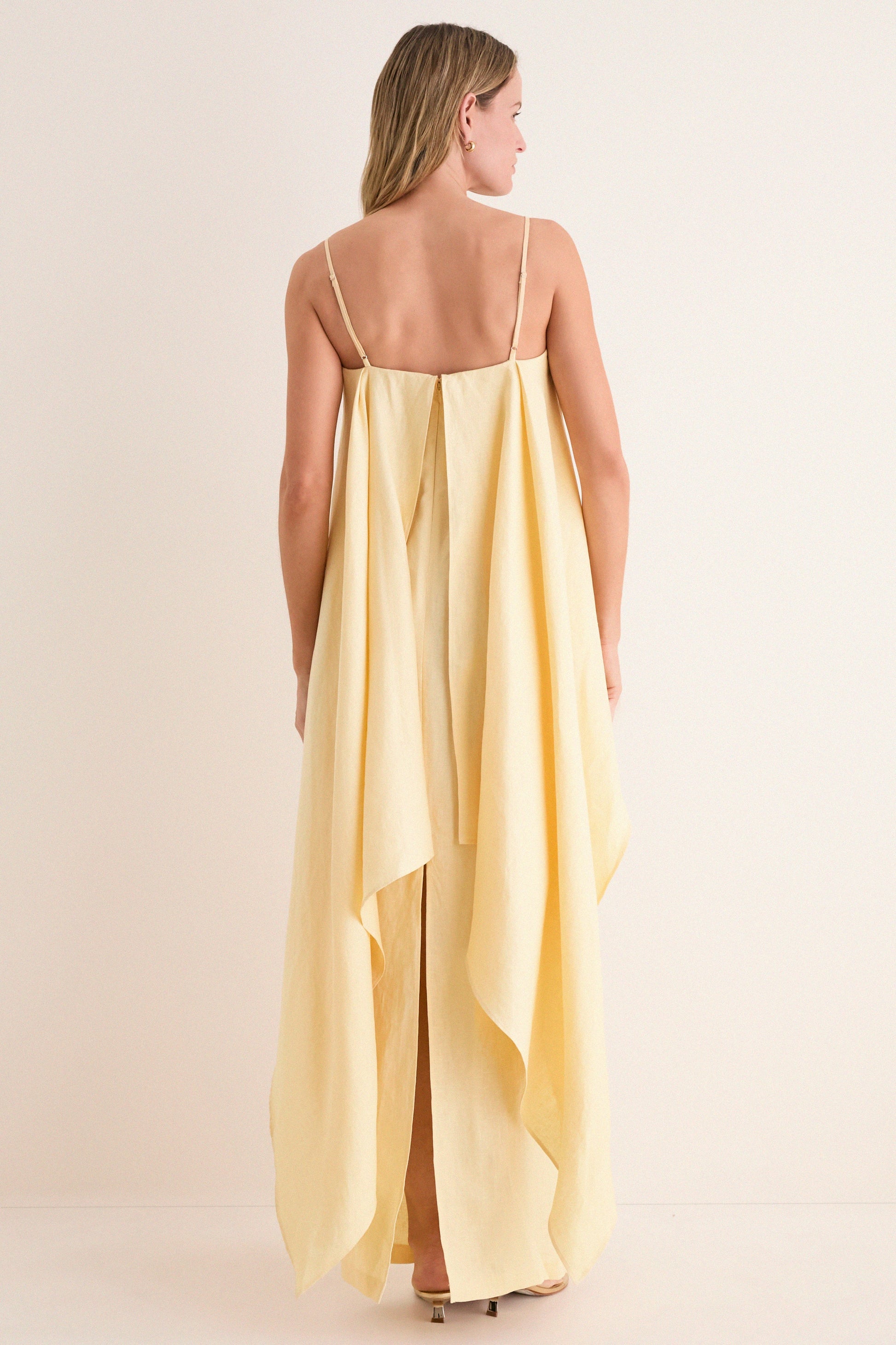 Butter Valencia Linen Midi Dress