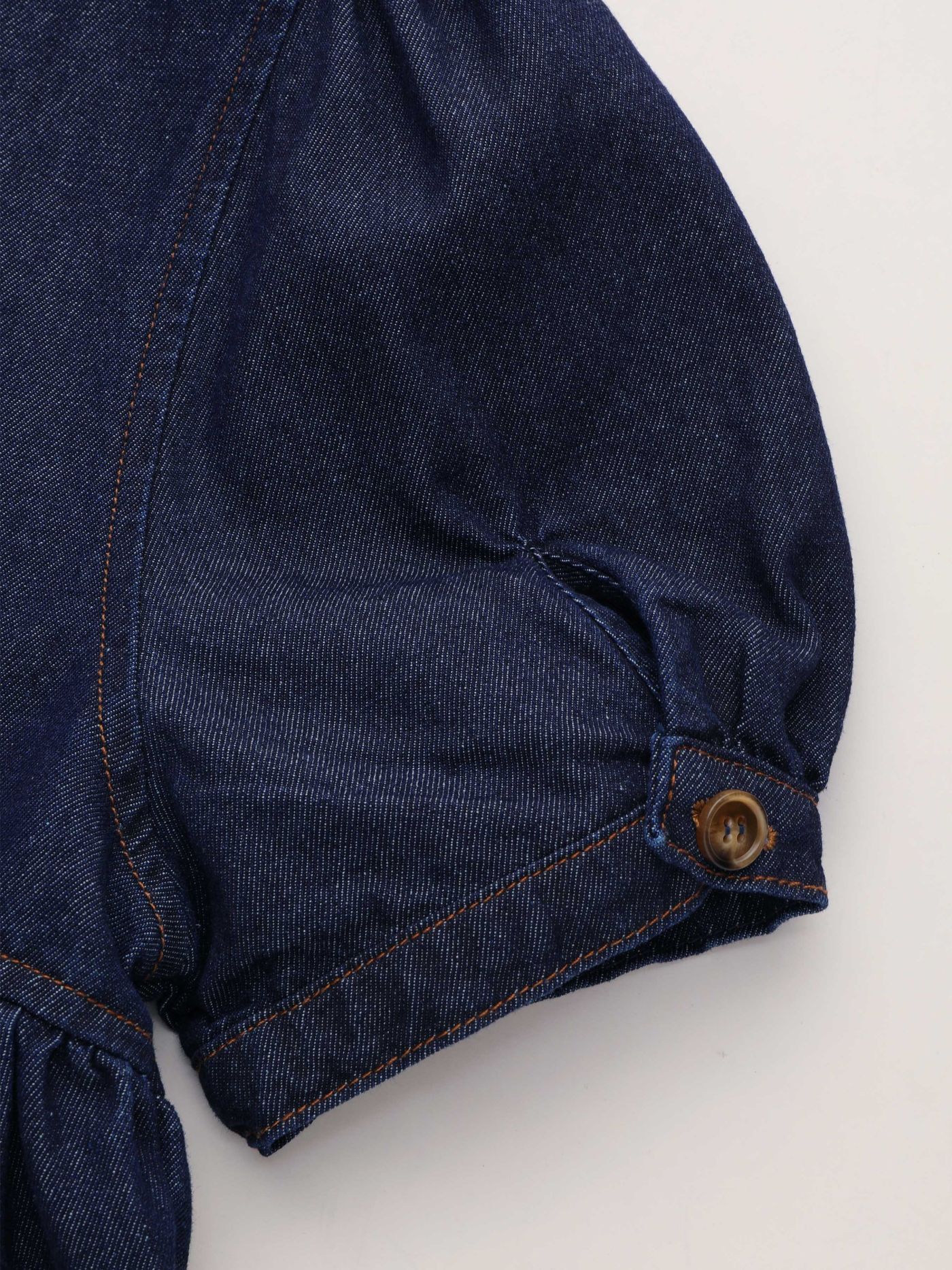 Denim Top & Shorts Set