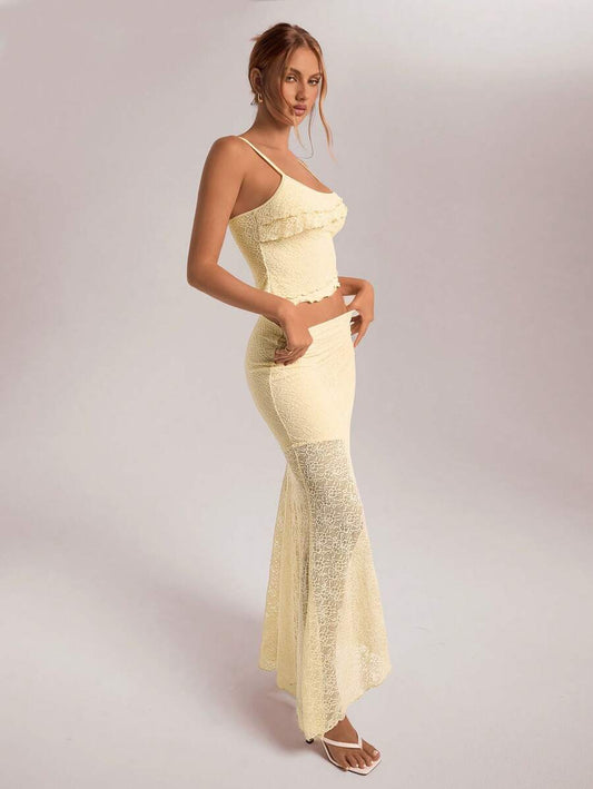 Lace Skirt Set