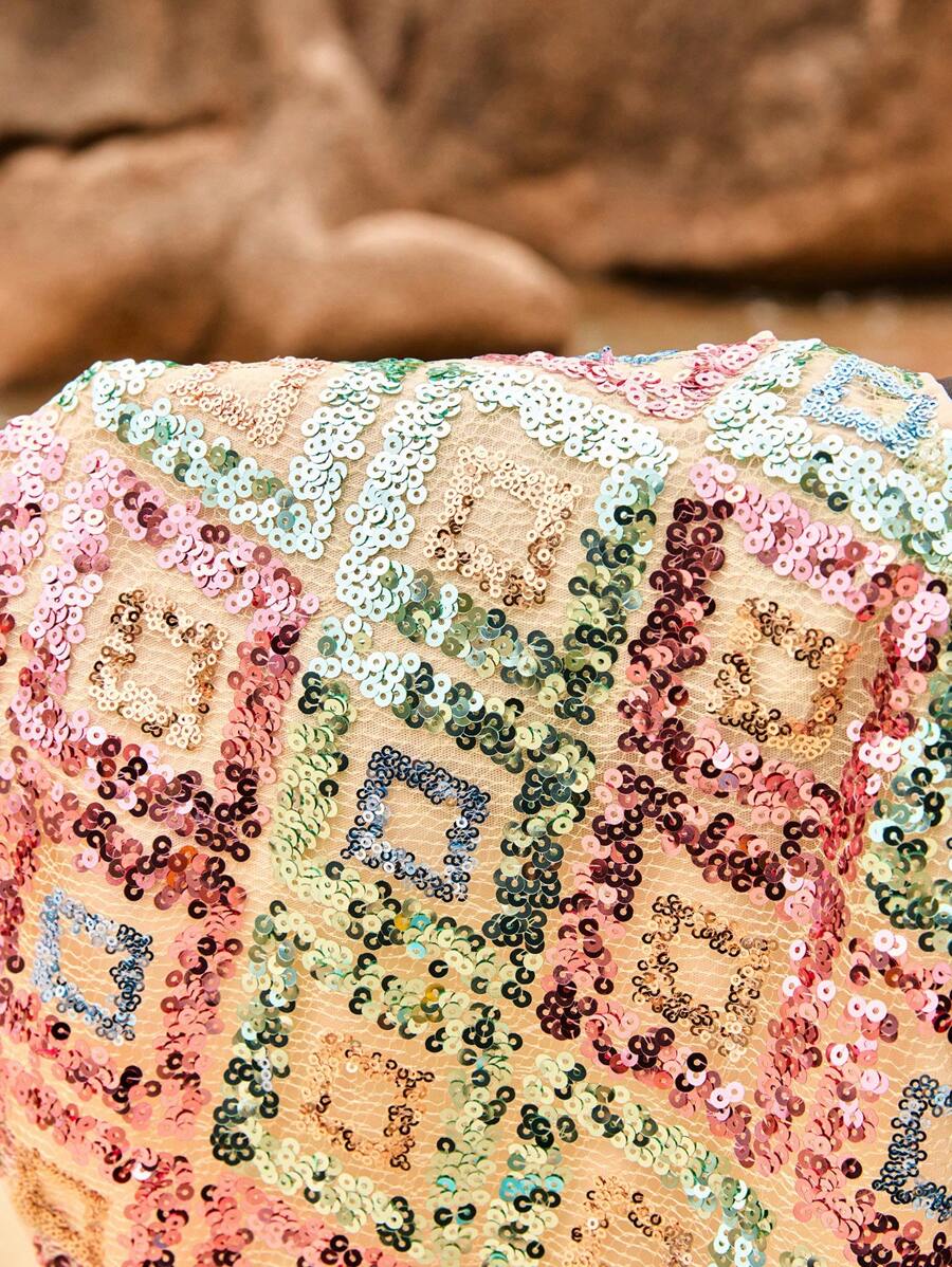 Color block Mini Skirt