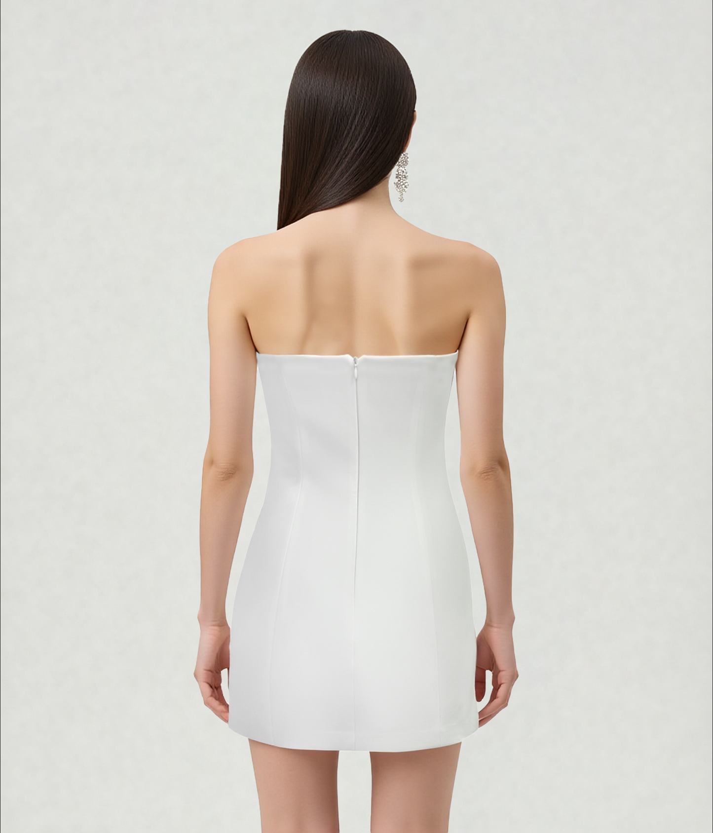 White Margot Floral Mini Dress
