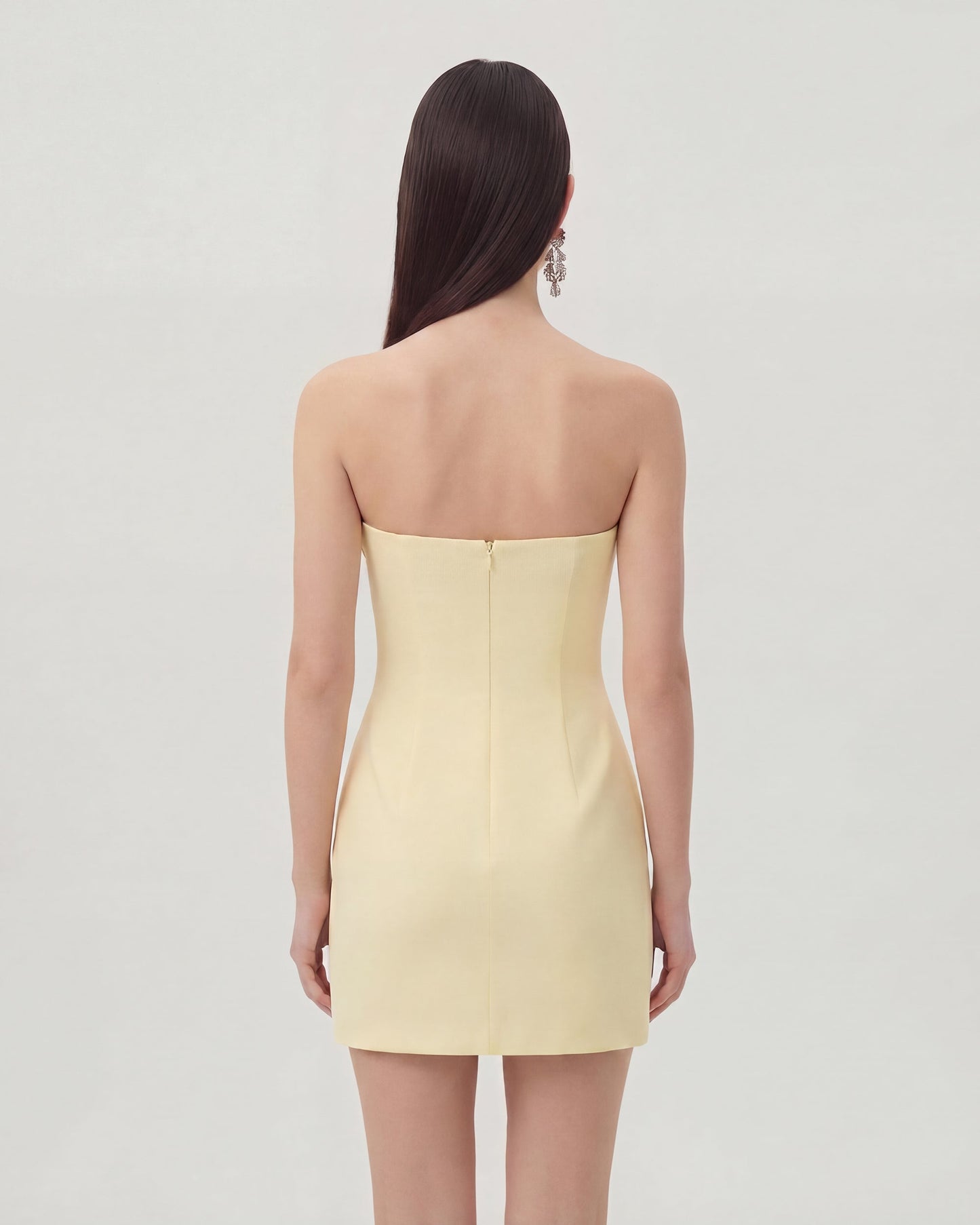 Yellow Margot Floral Mini Dress