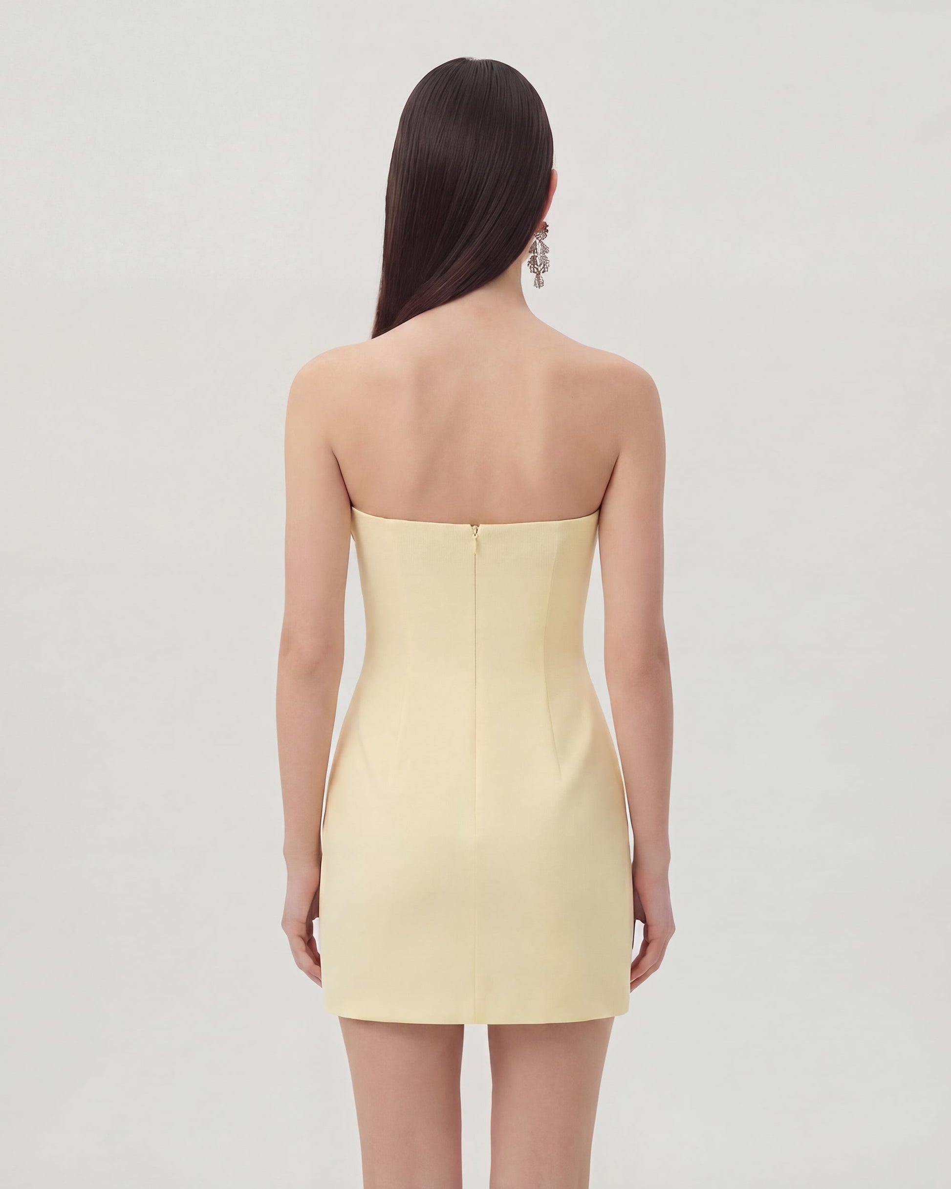 Yellow Margot Floral Mini Dress