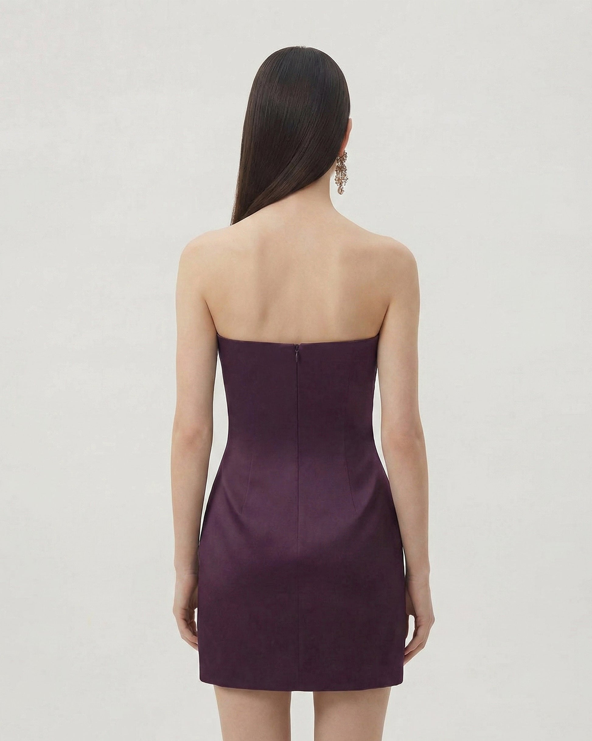 Purple Margot Floral Mini Dress