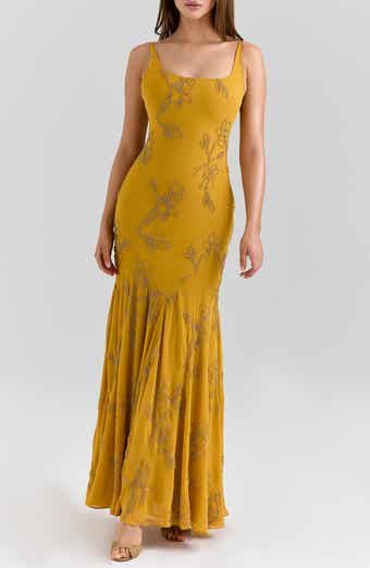 Seren Blush Lace-Up Gown