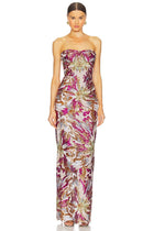 Dahlia Silk Maxi Dress