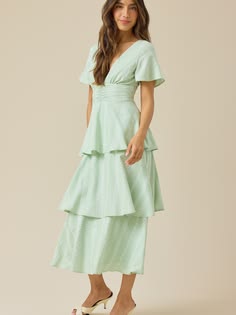 Annie Embroidered Maxi Dress