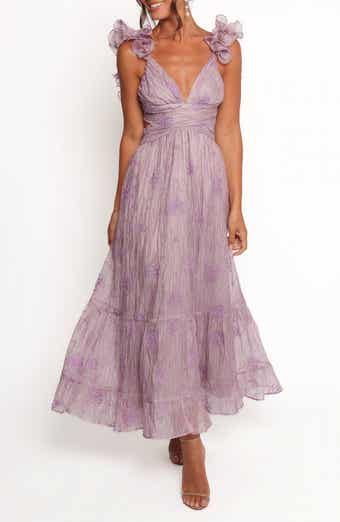 Darleen V-Neck Embroidered Mesh Cocktail Dress (Women) | Nordstrom
