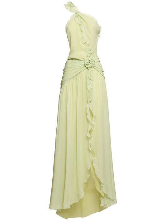Arabella Silk Organza Ruffle Dress