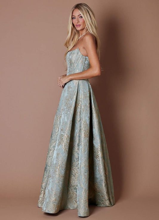 Lesley Gilded Steel Gown