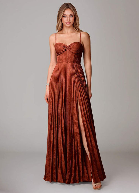 Akiko Floral Burnout A-Line Dress