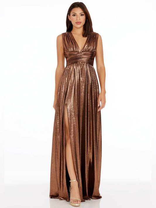 Jaclyn Metallic Gown