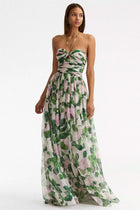 Arabella Floral Off-Shoulder Maxi Dress