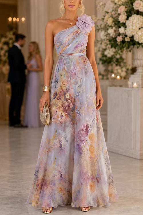 Lilac Margot Floral Maxi Dress
