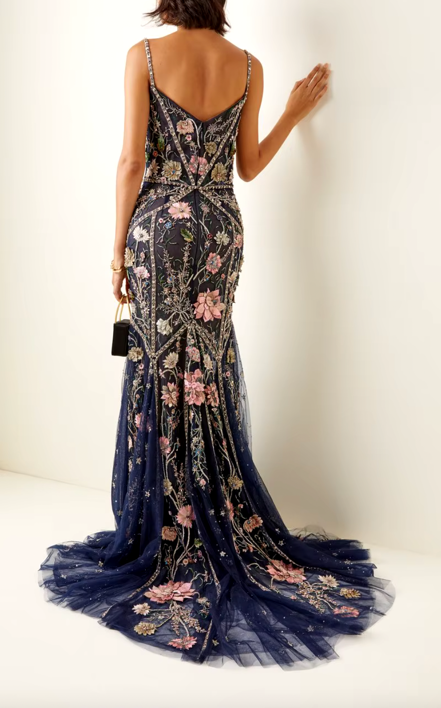 Embellished Tulle Gown Arabella Floral Tulle Gown