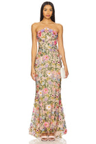 Nydia Silk Evening Gown