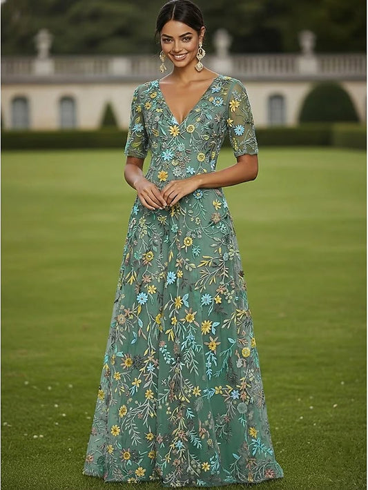 Eleanor Tulle Tea-Length Dress
