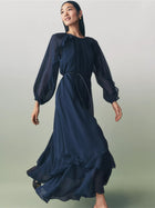 Margot Ruffle Chiffon Maxi Dress