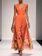 Vivienne Chiffon Floral Dress