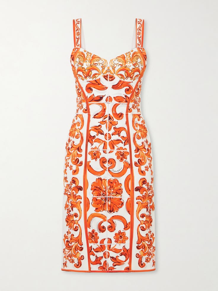 Margot Silk-Blend Charmeuse Mini Dress in Orange
