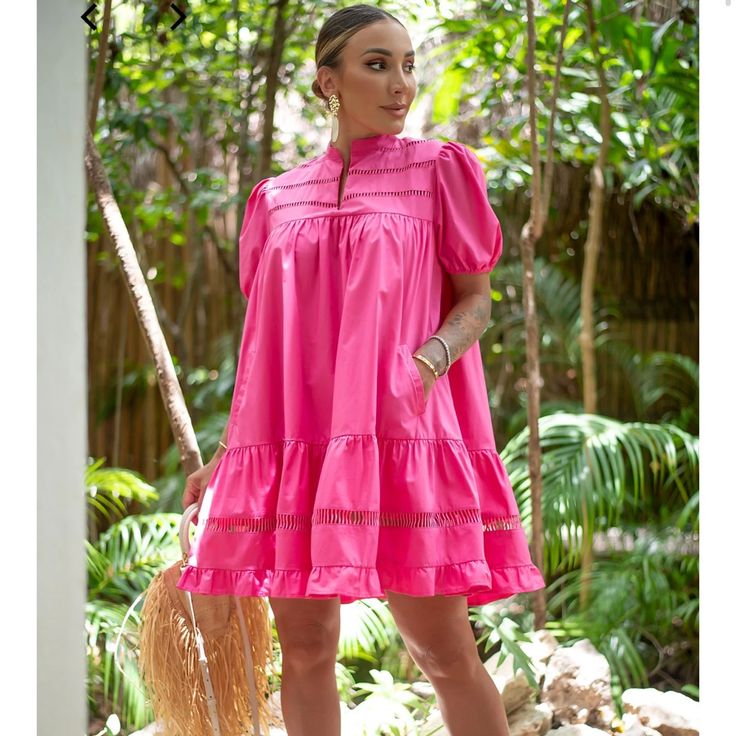 Byegreis Dresses | Byegreis Leticia Pink Dress Small | Color: Pink | Size: S