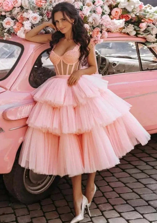 Length Homecoming Dress Margot Tulle Ball Gown