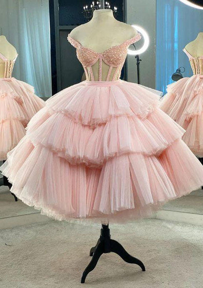 Length Homecoming Dress Margot Tulle Ball Gown