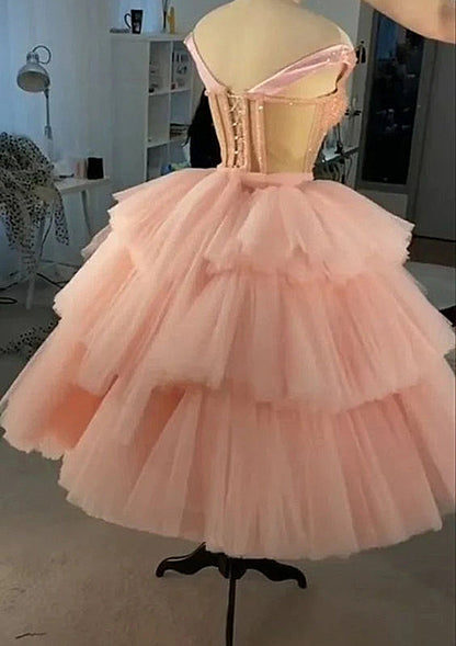 Length Homecoming Dress Margot Tulle Ball Gown