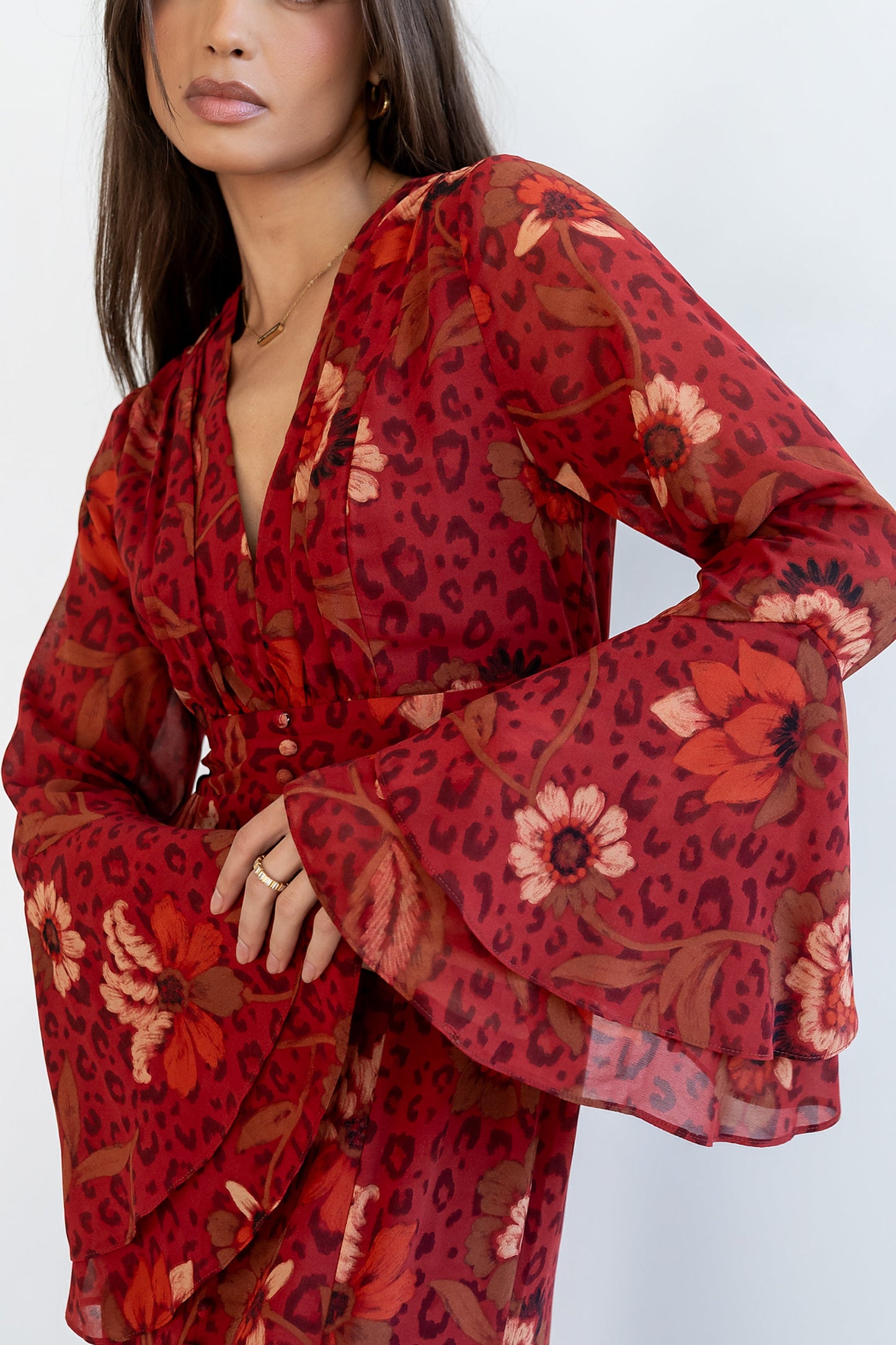 FINAL SALE Theo Floral Maxi Dress