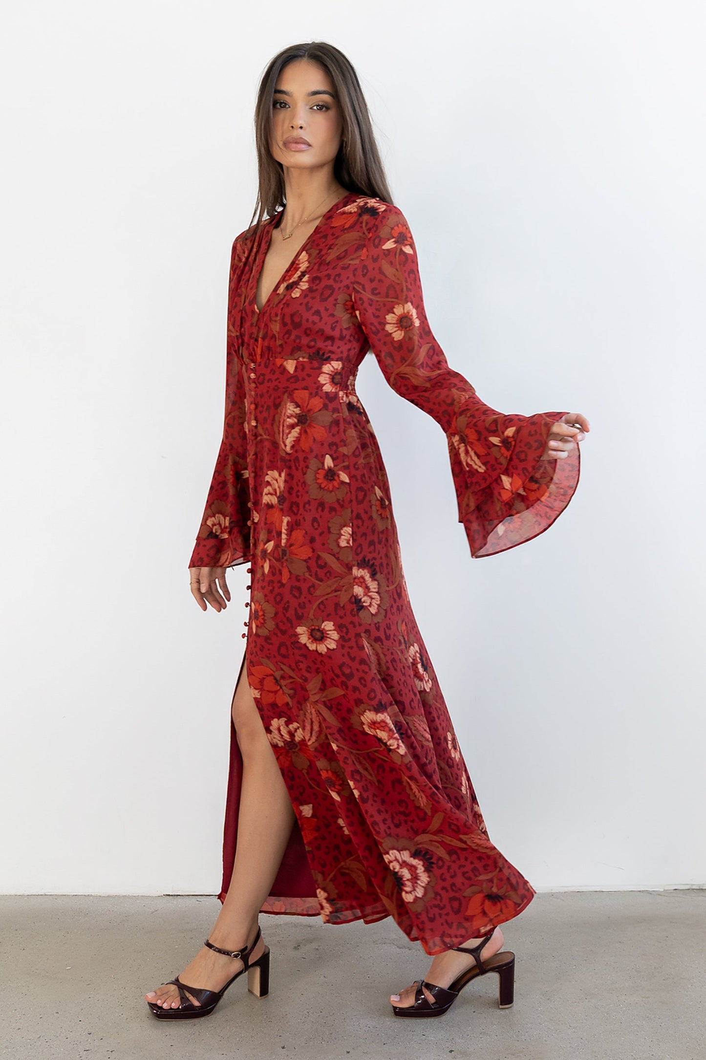 FINAL SALE Theo Floral Maxi Dress