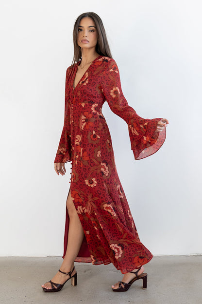 FINAL SALE Theo Floral Maxi Dress
