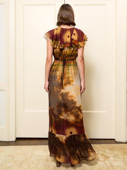 Plaid Multi Sophie Plaid Midi Dress