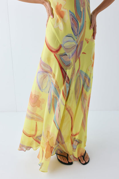 Alora Sheer Maxi Dress