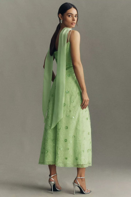 Margot Embellished Silk Maxi Slip Dress
