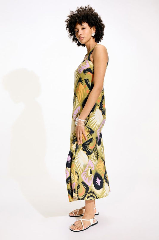 Lanelle Silk Charmeuse Dress