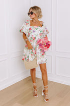 Garden Bliss Eyelet Mini Dress
