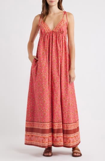 Margot Sorrento Print Maxi Dress