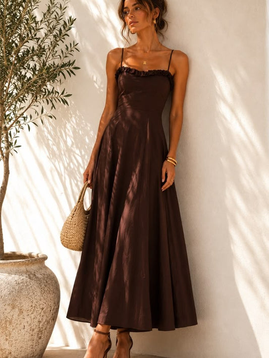 Alessandra Cotton Midi Dress