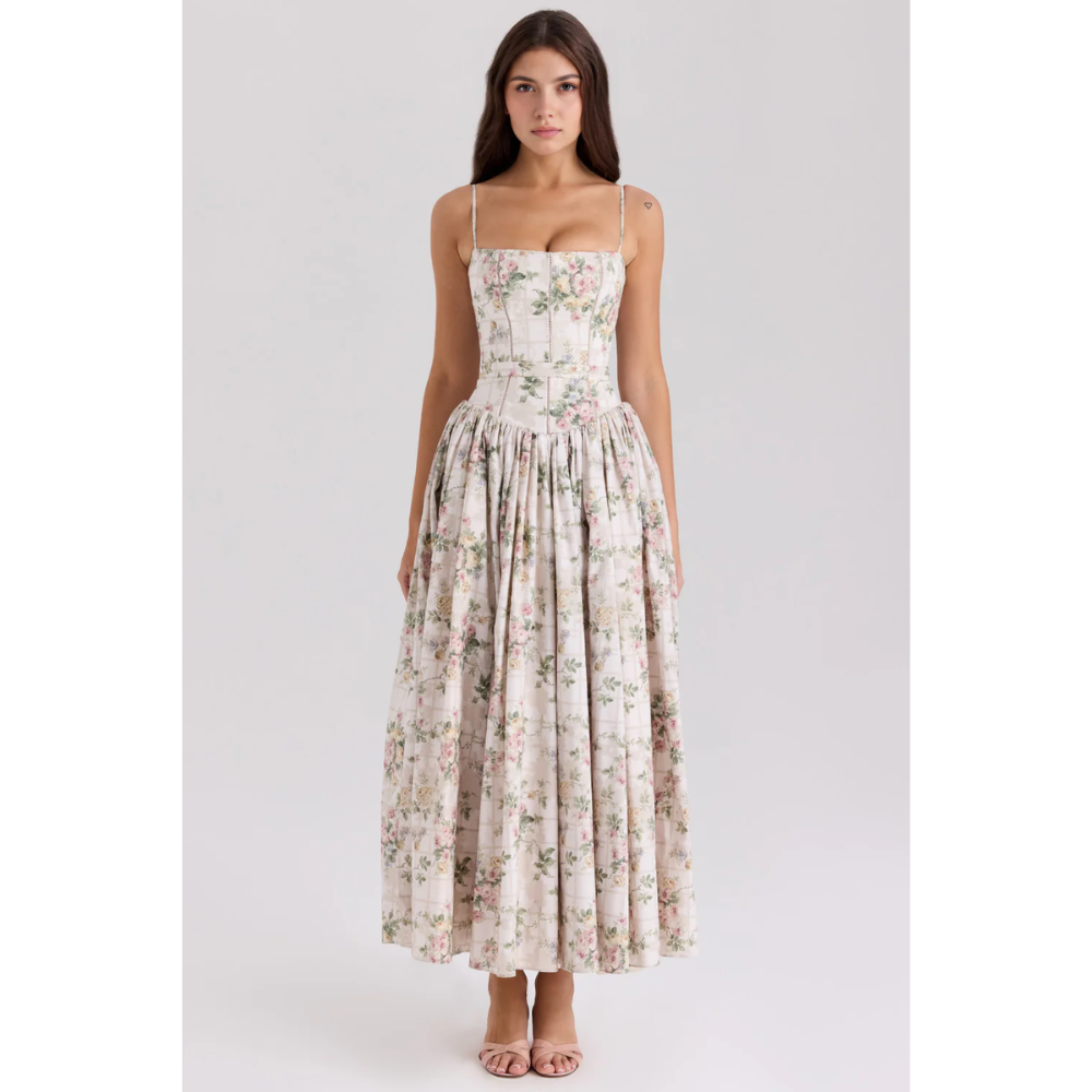 FLORAL MAXI DRESS