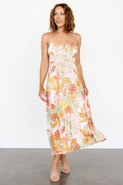 Baltic Born Womens Hilo Back Tie Maxi Dress | Multi | Size: Medium