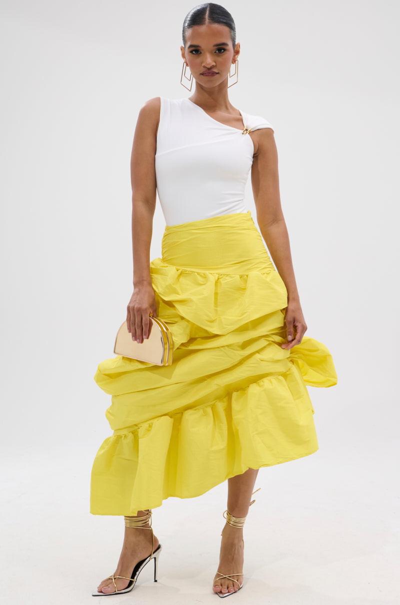 Aurelia Sunshine Midi Dress