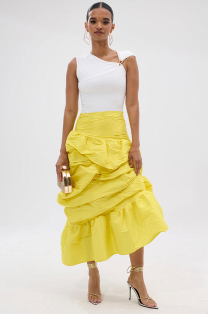 Aurelia Sunshine Midi Dress