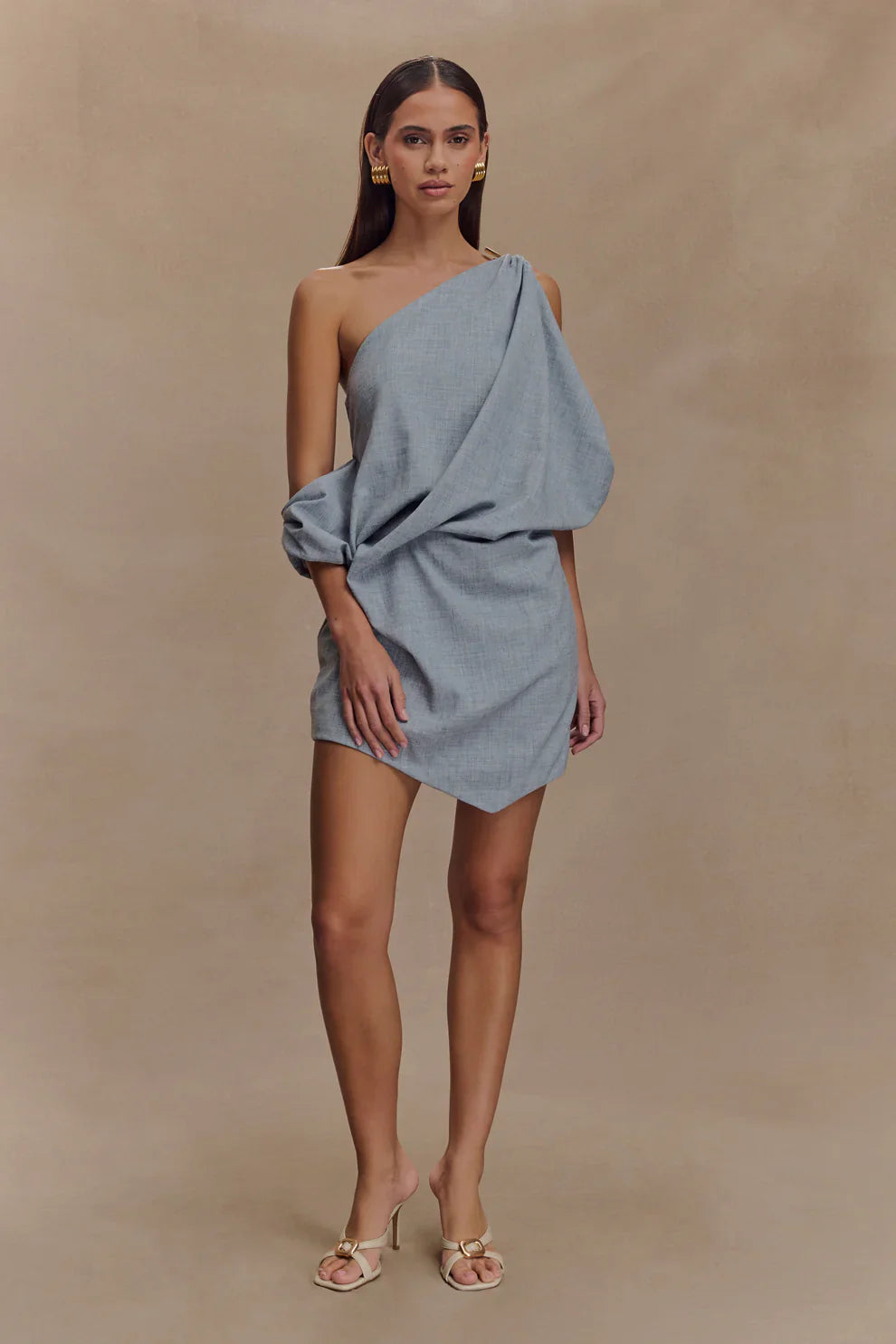 GABRIELLA Drape Mini Dress