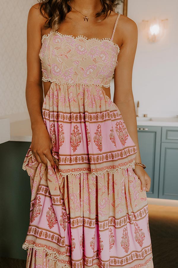 Primrose Yellow Margot Tiered Maxi Dress in Primrose Yellow