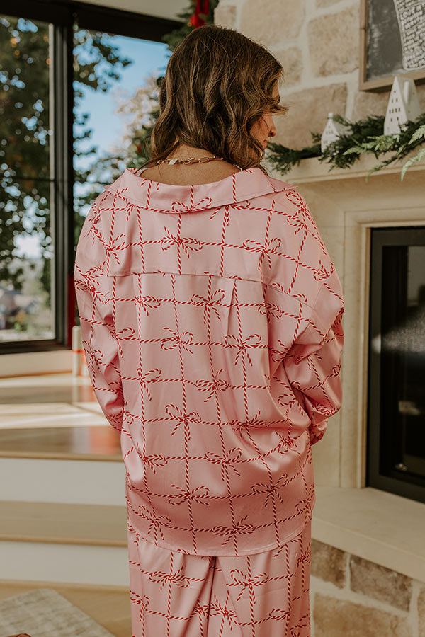 Bows Satin Pajama Top Margot Smocked Eyelet Midi Dress