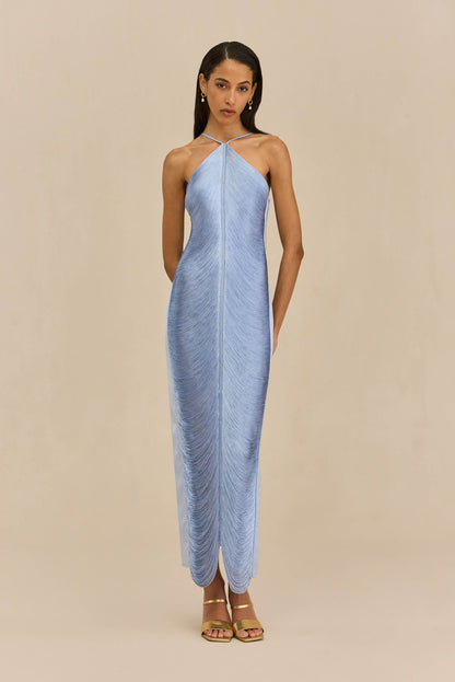 COASTAL Renata Silk Gown in Blossom