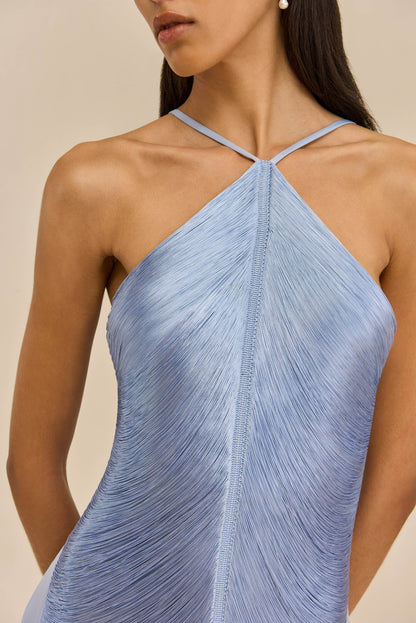 COASTAL Renata Silk Gown in Blossom