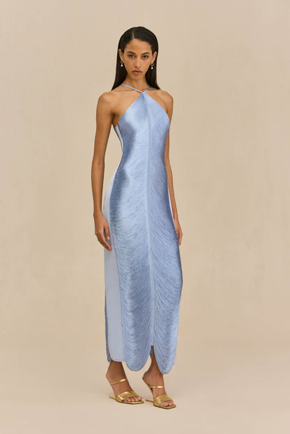 COASTAL Renata Silk Gown in Blossom