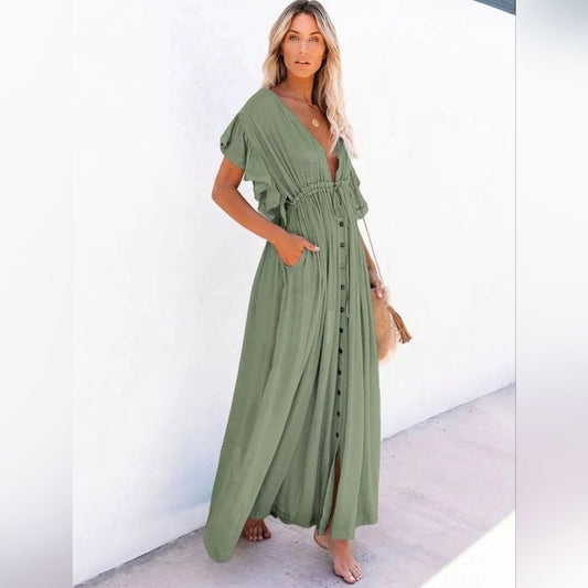 Margot Gauze Maxi Dress